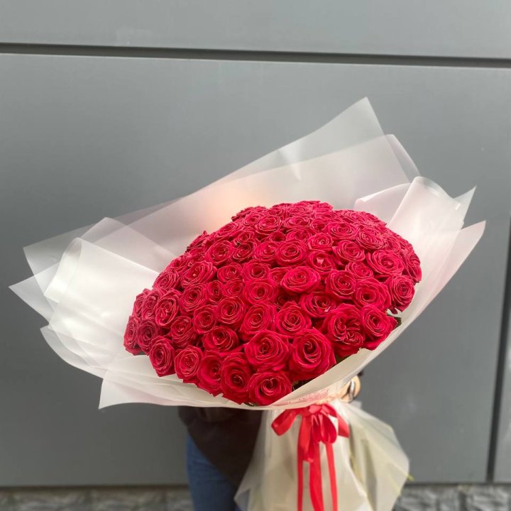 101 высокая роза в Казани