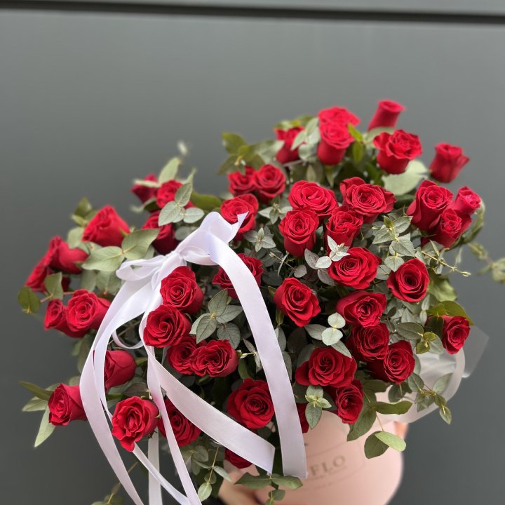 45 Красных роз в боксе "Сеньёрита" в Казани