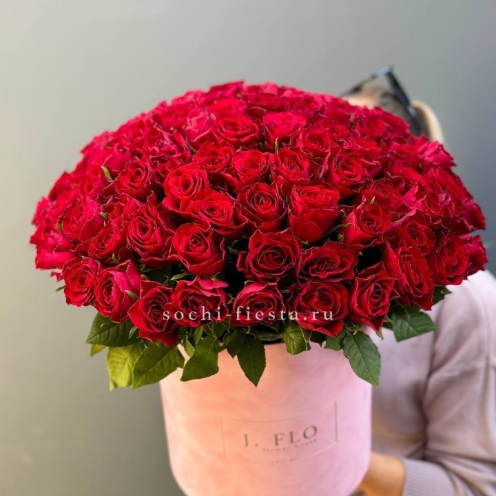 101 кенийская роза в цилиндре в Казани