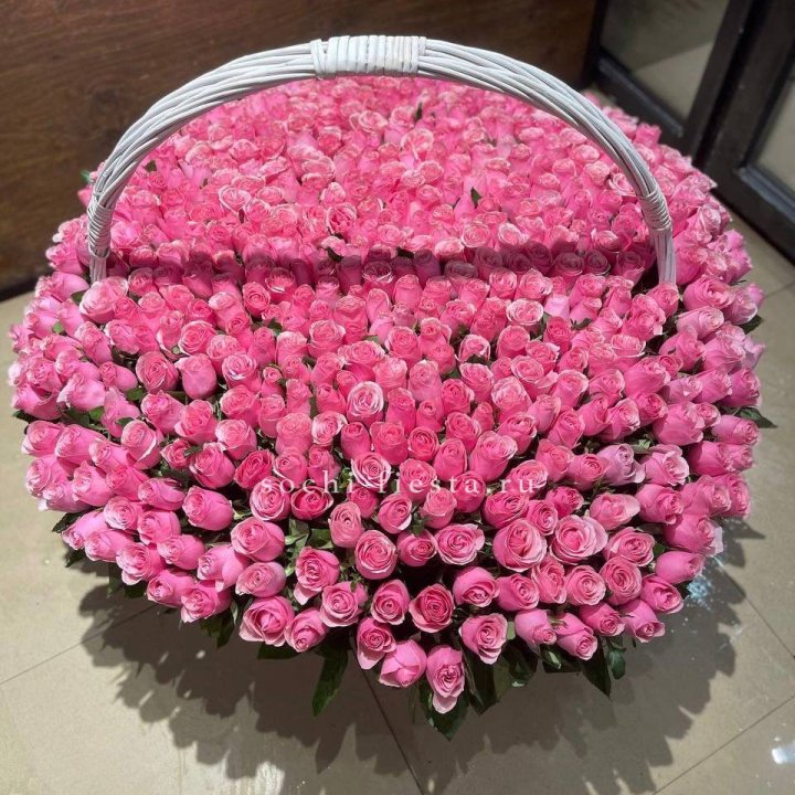501 розовая роза в Казани