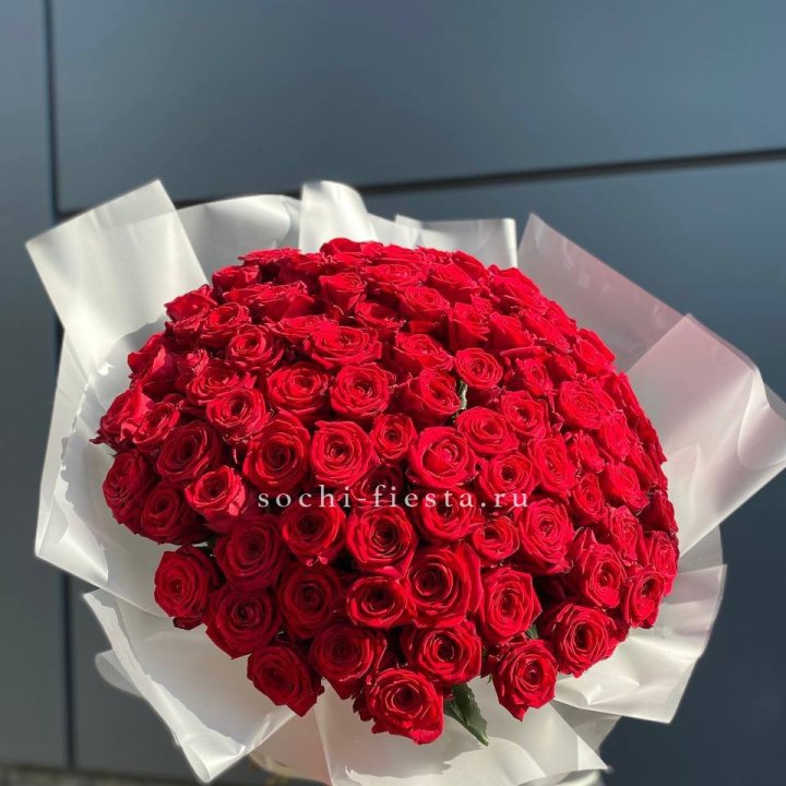 101 высокая роза в Казани