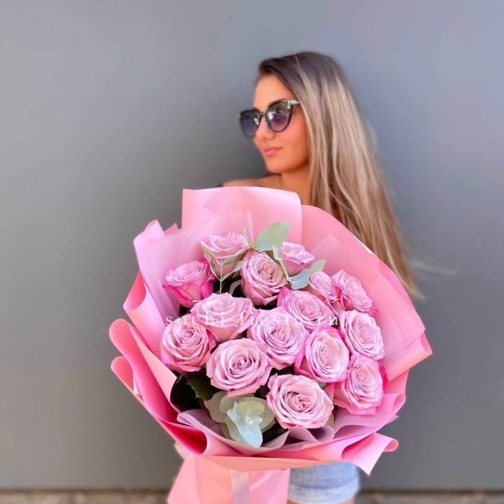 Букет розовых роз 2 в Казани