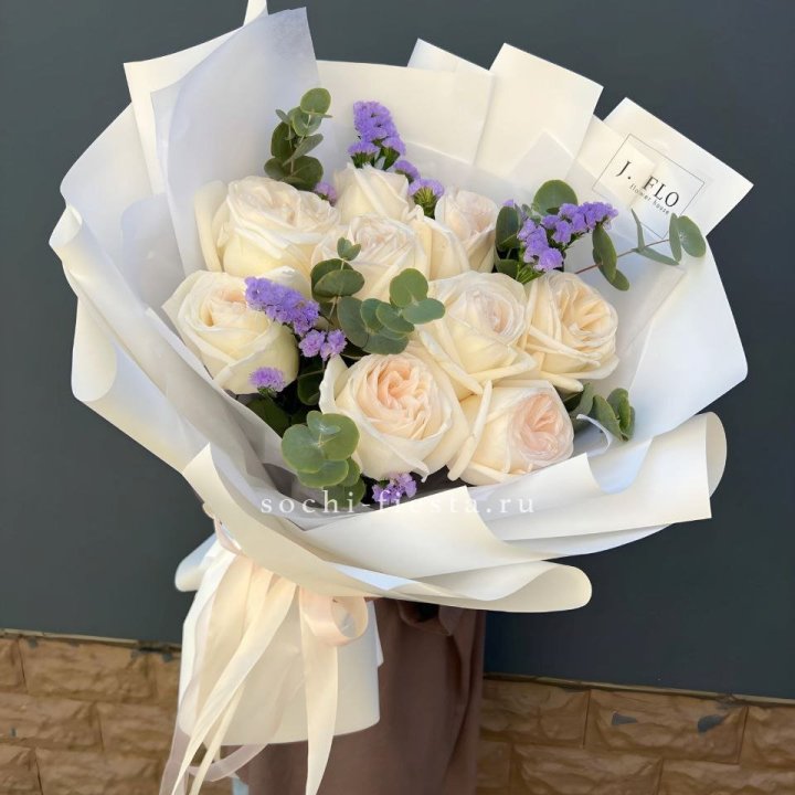 Букет из роз Вайт охара в Казани