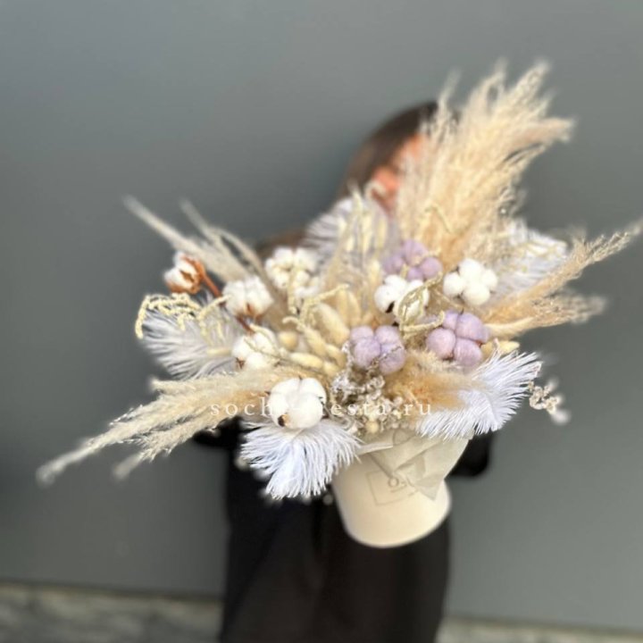 Авторский бокс с сухоцветами №3 в Казани