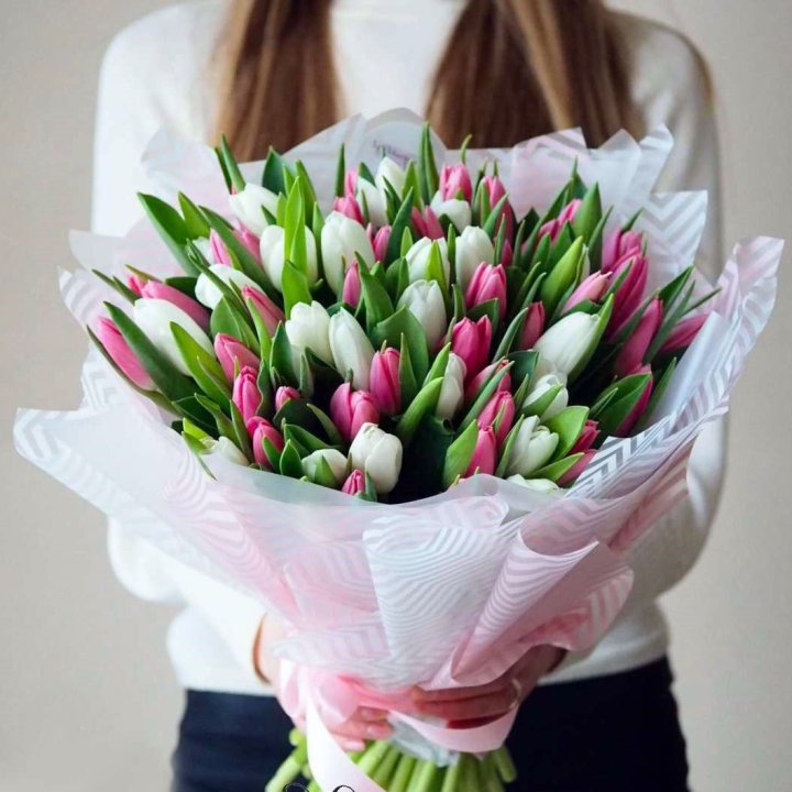 Букет тюльпанов "Лолита" в Казани