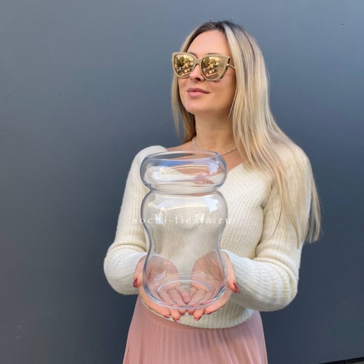 Стеклянная ваза №1 в Казани